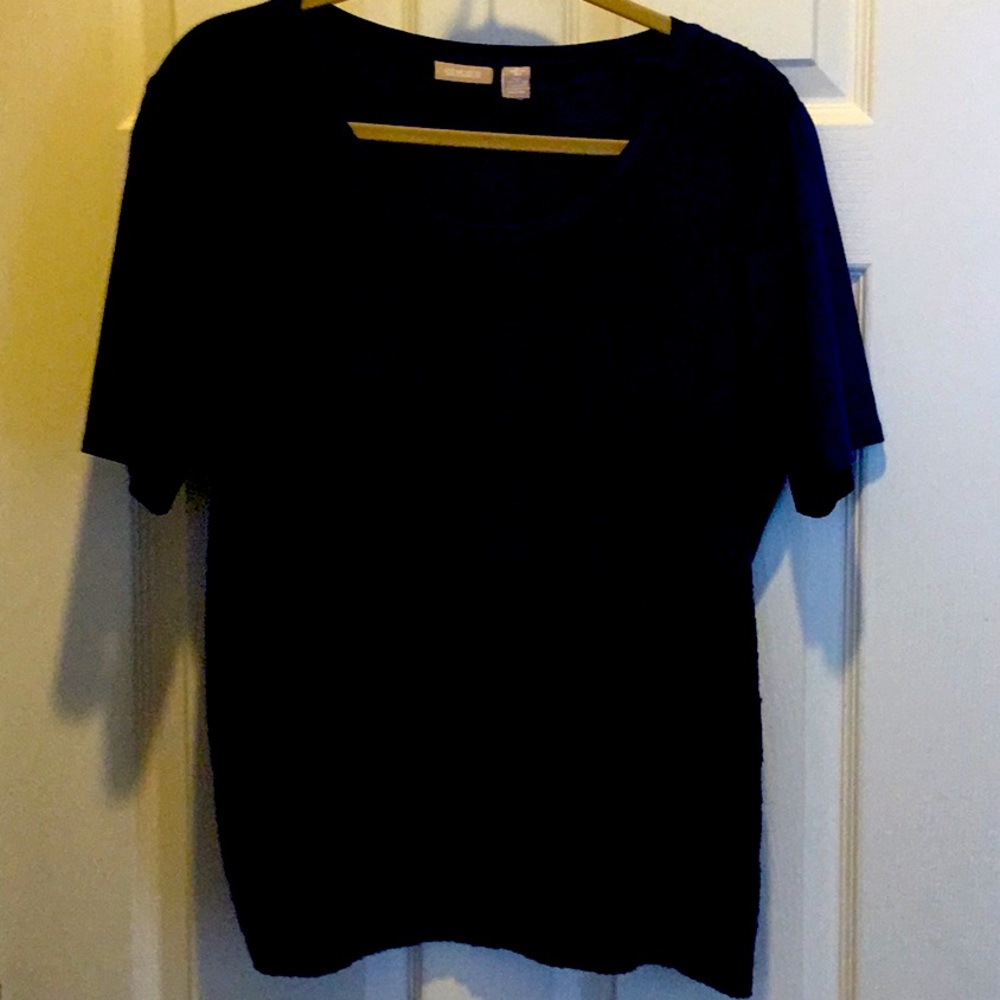 Pretty blue knit top